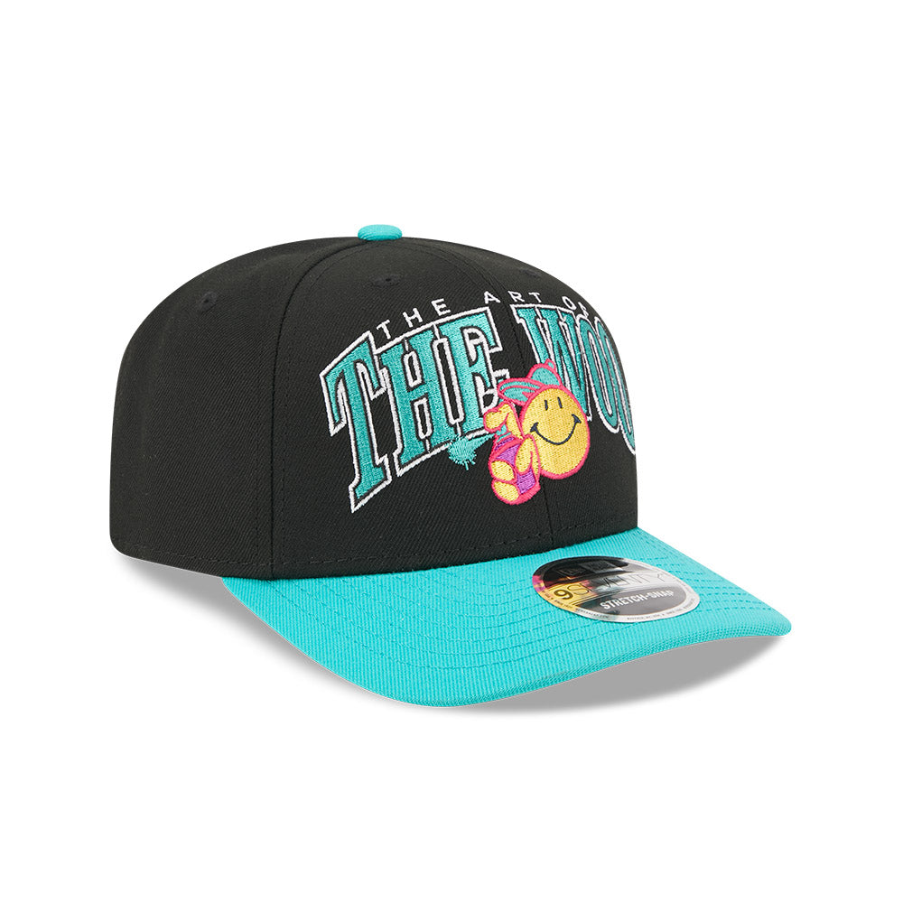 WORCESTER RED SOX NEW ERA BLACK THE ART OF THE WOO THEME NIGHT