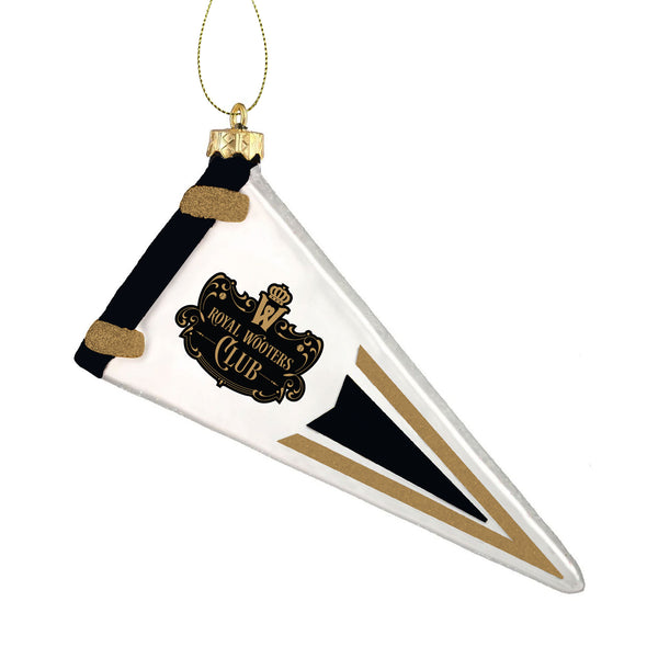 Worcester Red Sox Holiday Royal Wooters Club Glass Ornament