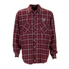 Worcester Red Sox Maroon Heart W Flannel Shirt