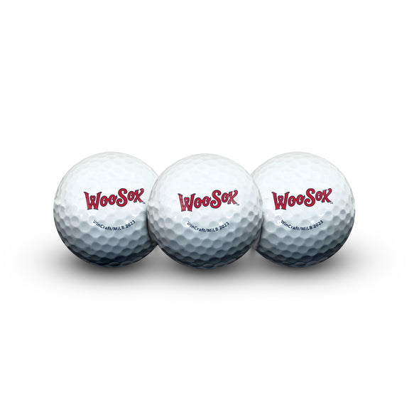 White WooSox Golf Ball