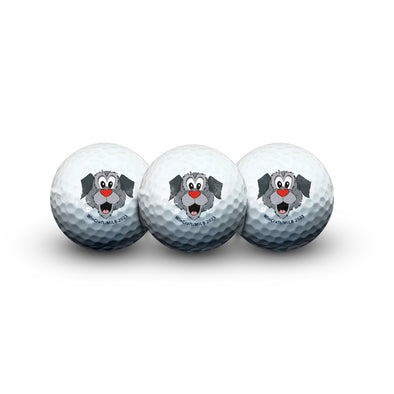White Woofster Golf Ball