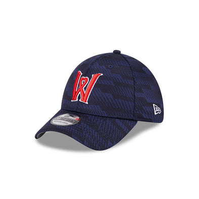 Worcester Red Sox 2025 Clubhouse 39THIRTY Fitted - Navy/Patterned