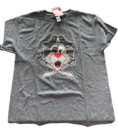 Worcester Red Sox Youth Gray Pirate Woofster Tee