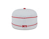 White Ruby Legs Pillbox Hat
