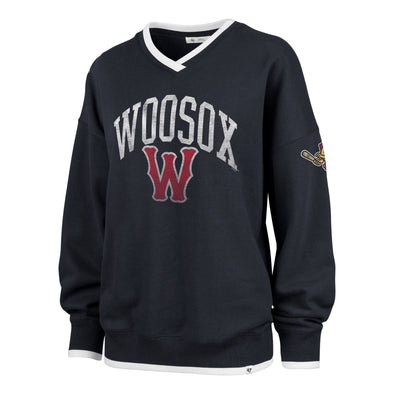 Worcester Red Sox '47 Navy Women's Wax Pack 80s Pullover