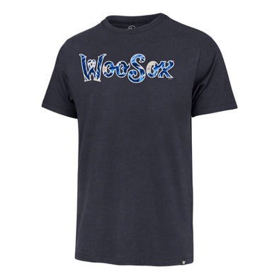 Worcester Red Sox '47 Navy Floral Pattern Script Tee
