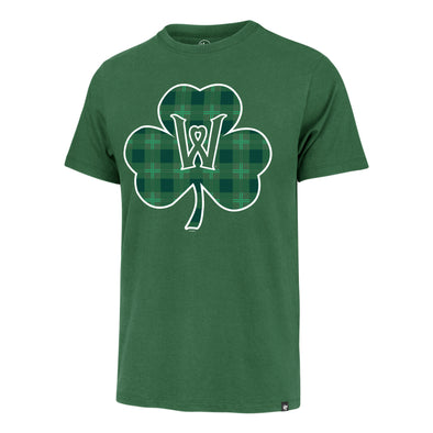 Worcester Red Sox '47 Green Plaid Heart W SPD Tee
