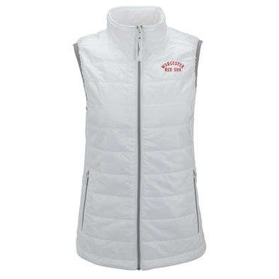 Vantage White Women's WRS Puffer Vest