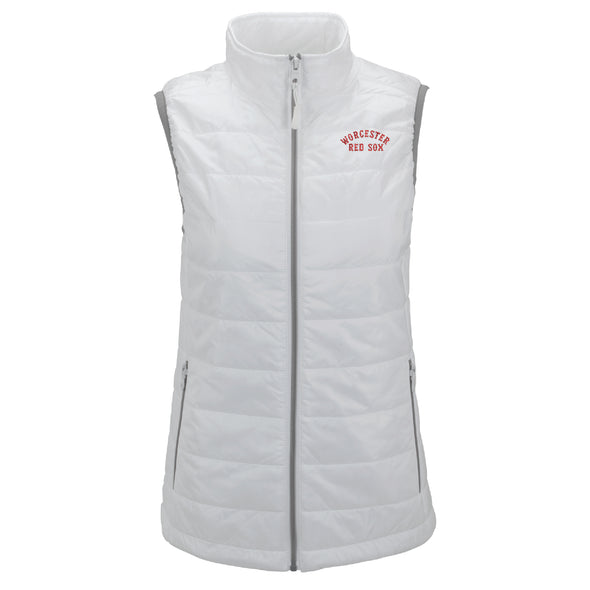 Vantage White Women's WRS Puffer Vest