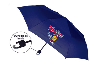 Worcester Red Sox Storm Duds Navy Primary Clip Umbrella