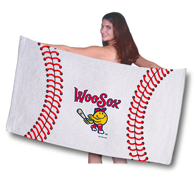 Worcester Red Sox Storm Duds White Primary Baseball Towel