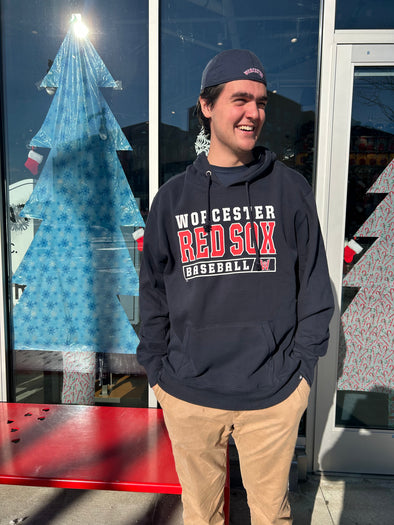 Worcester Red Sox '47 Navy Game Plan Headline Hood