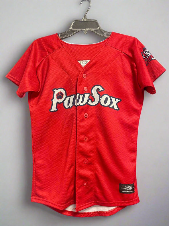 Pawtucket Red Sox Red Youth Pawsox Replica Jersey