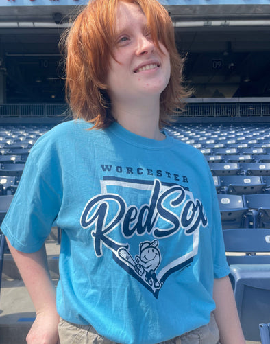 Worcester Red Sox Cursive Plate Tee