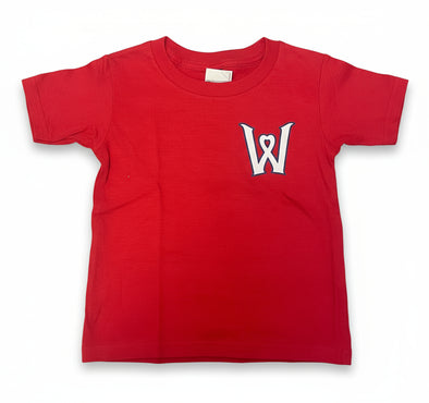 Worcester Red Sox Toddler Red Heart W Tee