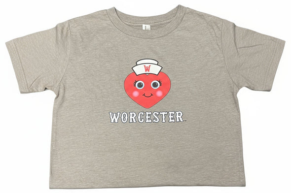 Worcester Red Sox Toddler Gray Clara Worcester Tee