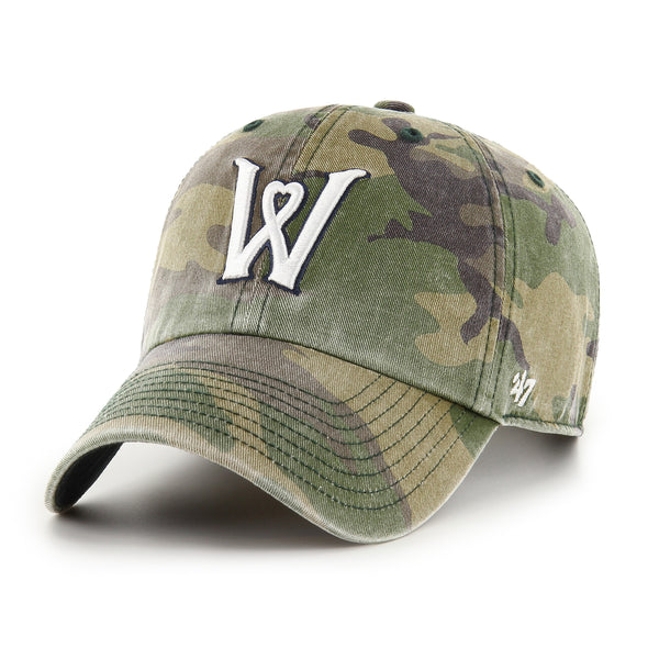 Worcester Red Sox '47 Camo White Heart Clean Up