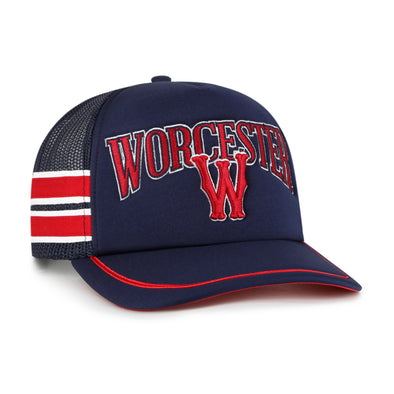Worcester Red Sox '47 Navy Sideband Trucker