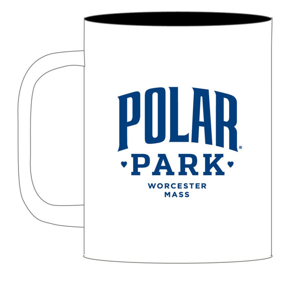 Worcester Red Sox BWM White Polar Park Heart Mug