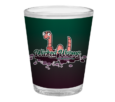 Worcester Red Sox Rico Wicked Worms Shot Glass