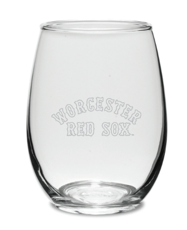 Worcester Red Sox Stemless Wine Glass