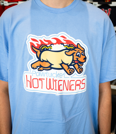 Pawtucket Red Sox Hot Wieners Primary Tee