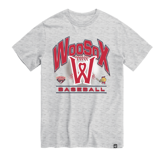 Worcester Red Sox Relay Grey Bunt Franklin Tee