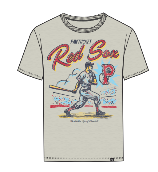 Pawtucket Red Sox Golden Age Scrum Tee