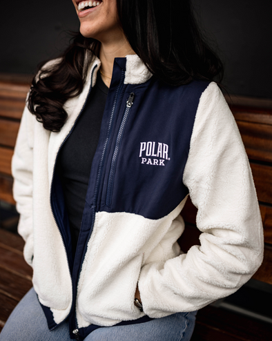 Worcester Red Sox Women's Cream Polar Park Denali Jacket