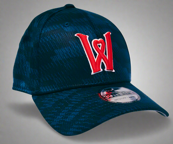 Worcester Red Sox New Era 2025 Clubhouse 39THIRTY Fitted - Navy/Patterned