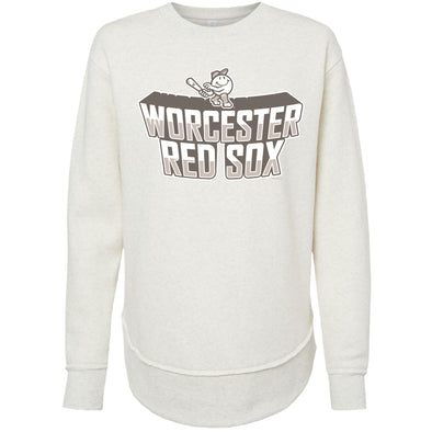 Worcester Red Sox Women's Natural Banjoy Crewneck