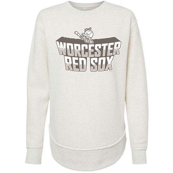 Worcester Red Sox Women's Natural Banjoy Crewneck