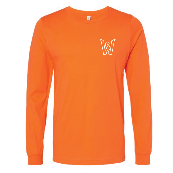 Worcester Red Sox Orange Grow Heart W Long Sleeve