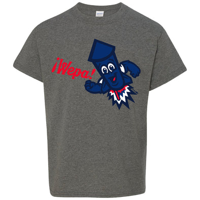 Los Wepas de Worcester Grey Youth Wepas Primary Tee
