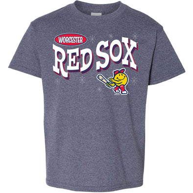 Worcester Red Sox Bimm Ridder Heather Navy Youth Trial Tee