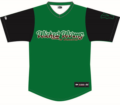 Wicked Worms of Worcester Kelly Green Replica Jersey