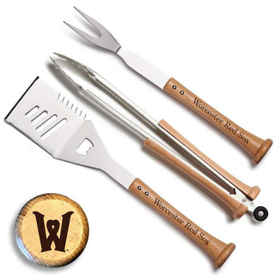 Worcester Red Sox Baseball BBQ Triple Play Tool Set DROP SHIP- SPECIAL ORDER ITEM