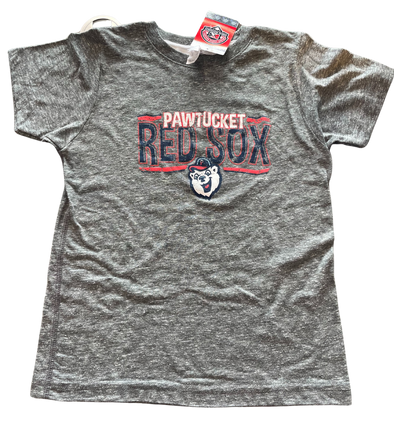 Pawtucket Red Sox Youth Smoke Grey Detach Tee
