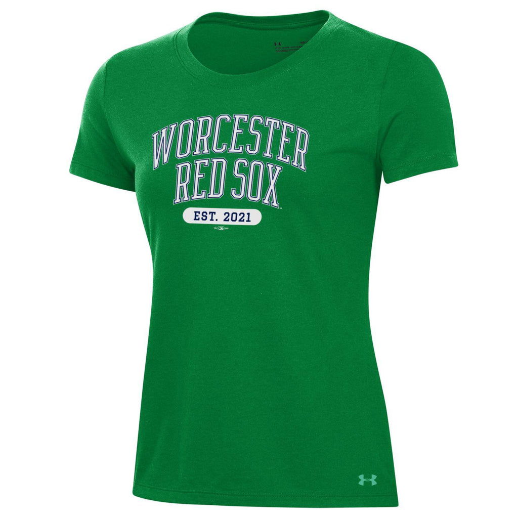 Worcester Red Sox Under Armour Green Women's WRS Tee