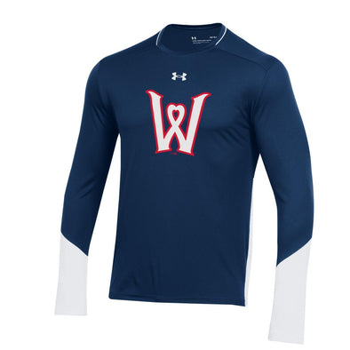Worcester Red Sox Under Armour Navy Heart W Gameday Long Sleeve