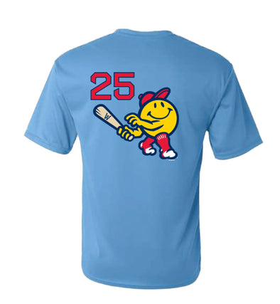 PRE-ORDER for August Delivery: Worcester Red Sox Royal Loyal Blues, Replica Tee of On-Field Jersey