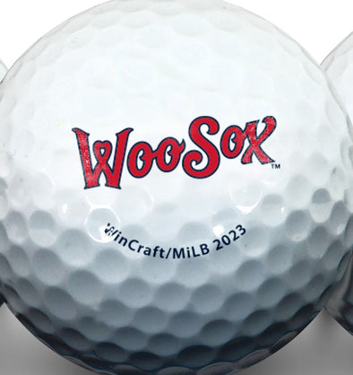 White WooSox Golf Ball