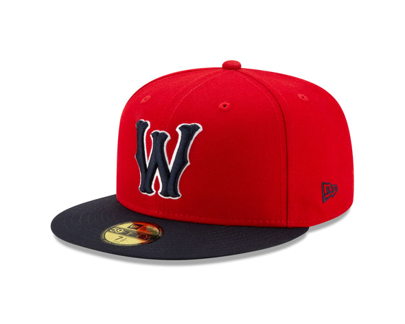 Worcester Red Sox New Era Red/Navy Classic W On-Field 59FIFTY Hat