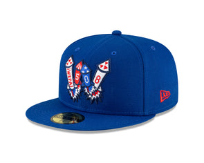 Worcester Red Sox New Era Royal Los Wepas Rocket W On-Field 59FIFTY Hat