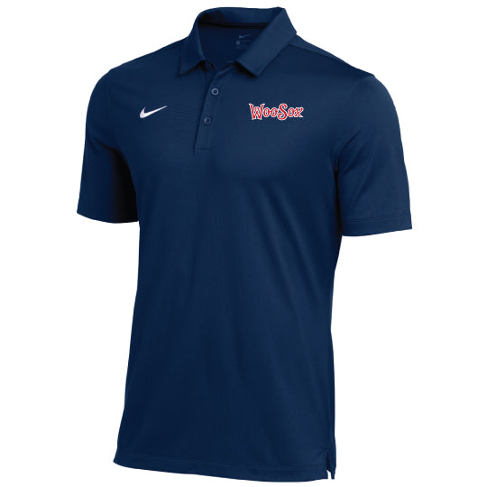 Worcester Red Sox Nike Navy Drifit Script Polo LG