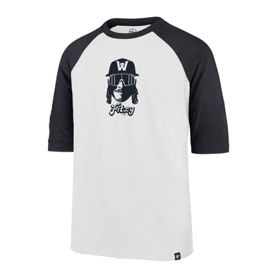 Worcester Red Sox '47 White Youth Fitzy Shadow Raglan