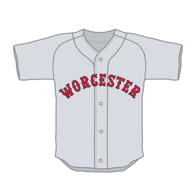 Worcester Red Sox OT Sports Gray Youth Worcester Replica Jersey