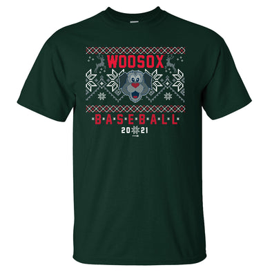 Worcester Red Sox Bimm Ridder Green Woofster Holiday Tee