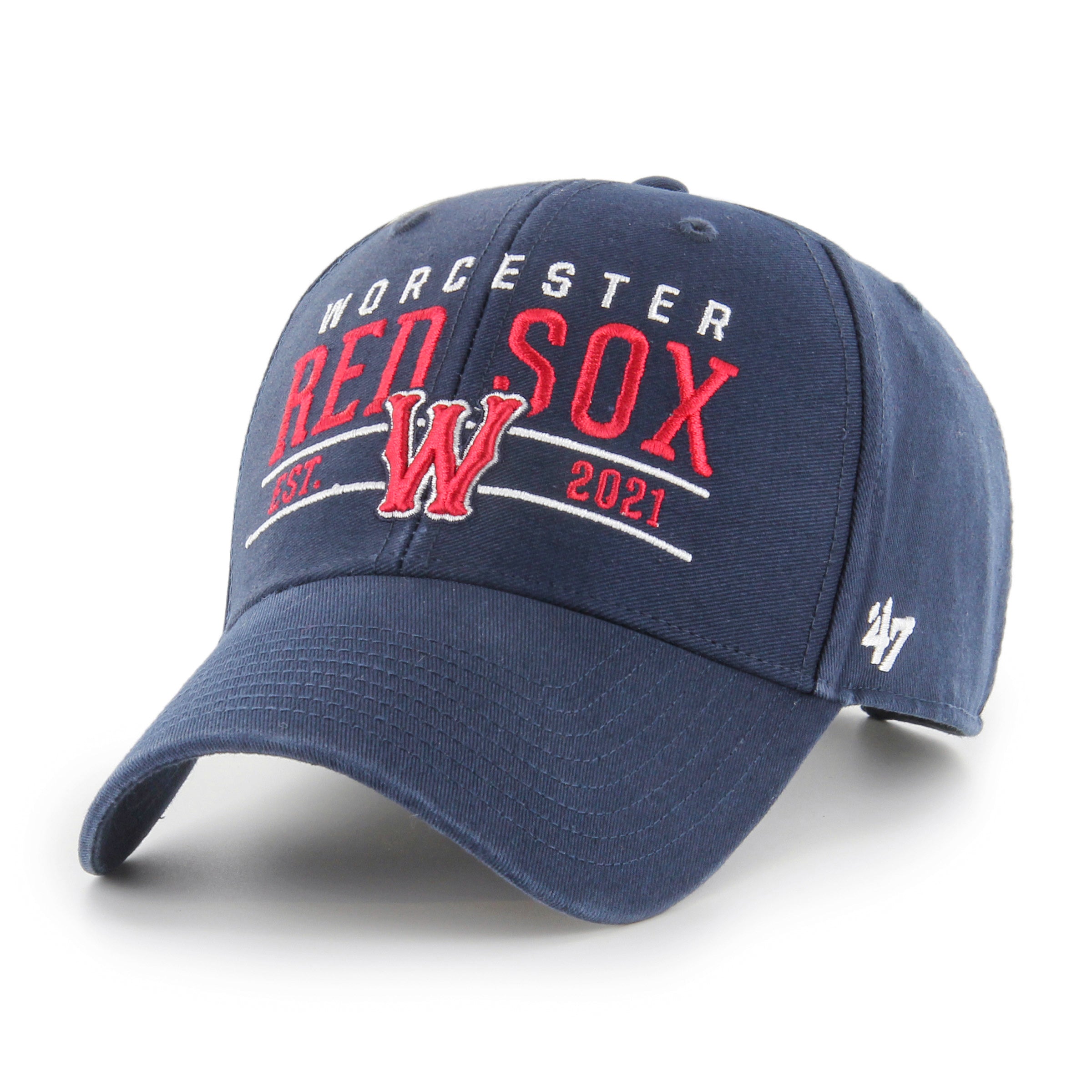 New Era Worcester Red Sox Navy blue 59FIFTY fitted hat cap