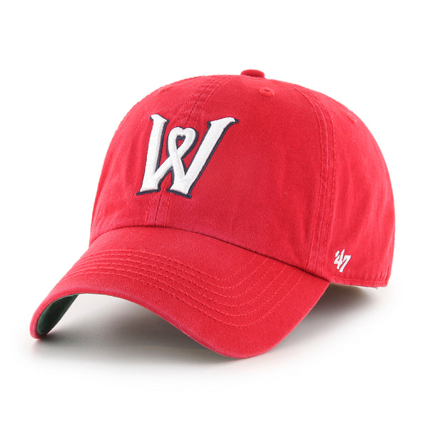 Worcester Red Sox 47 Brand Red Heart W Clean up